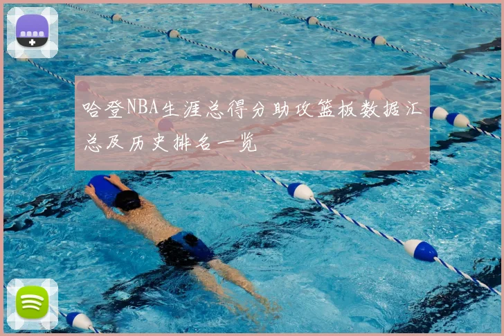 哈登NBA生涯总得分助攻篮板数据汇总及历史排名一览