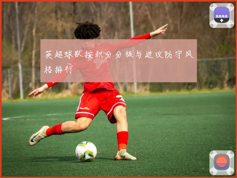 英超球队按积分分级与进攻防守风格排行